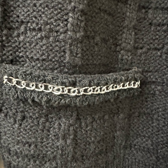 Ella by Rafaella Women's Petite Chain Trimmed Sweater - Picture 9 of 13